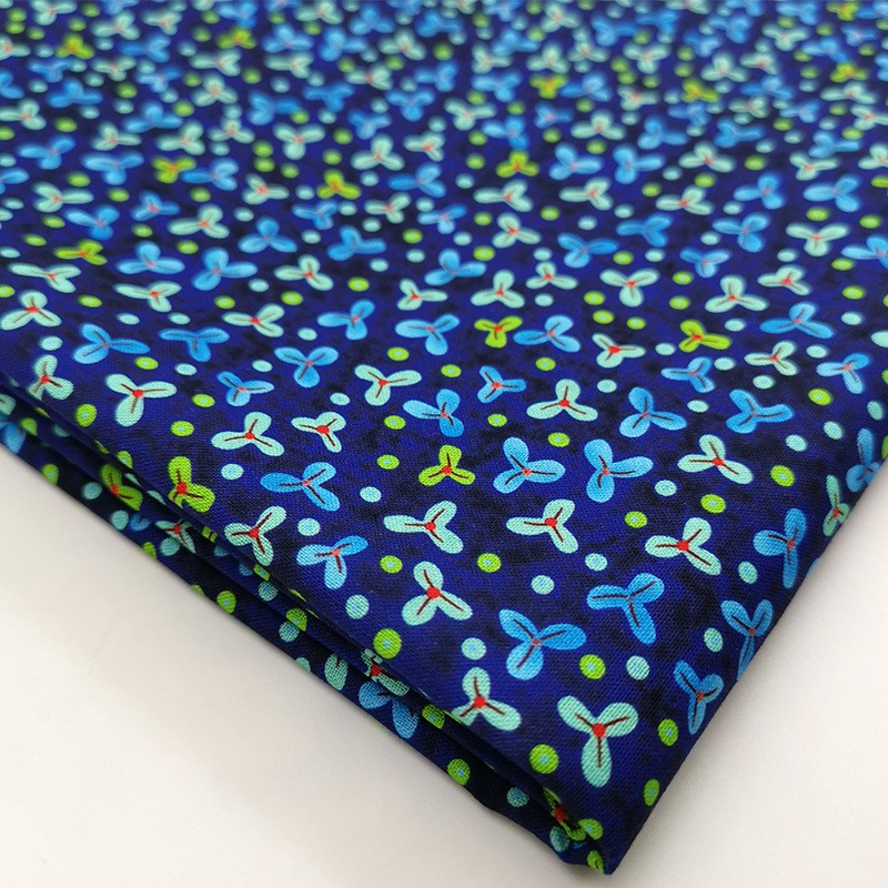 Tela de bordado hecha a mano para patchwork DIY, tela de bordado Lu, tela de bordado de moda, tela floral de algodón para punto de cruz y muñecas.