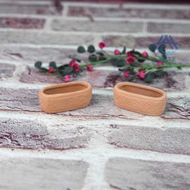 泓豪工厂直供 52微缩玩具模型场景 娃娃屋配件迷你陶瓷花盆 C5023