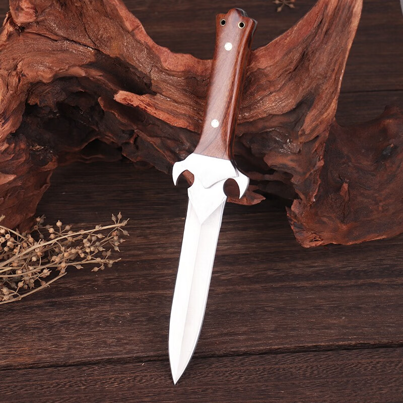 Cuchillo al aire libre cuchillo de quilla integrado espada pequeña espada corta espada de alta dureza cuchillo de supervivencia de campo cuchillo corto cuchillo de fruta cuchillo de té