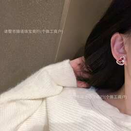 4-5mm天然淡水珍珠福禄双全珍珠套装红釉镂空葫芦款新中式锁骨链