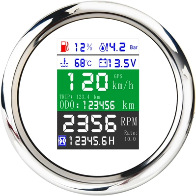 voltage liquid level hours — automobile instrument