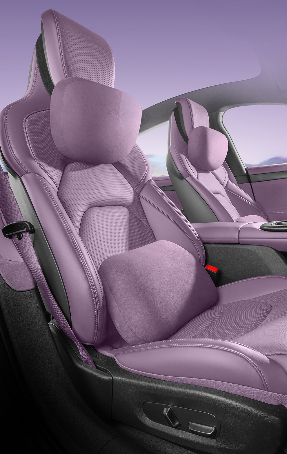 Suitable for Xiaomi Su7 Headrest, Neck and Waist Pillow, Lumbar Cushion, Xiaomi Yu7 Car Pillow, Interior Accessories and Supplies