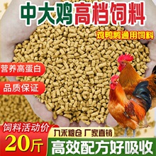 中大鸡专用饲料直销80斤喂鸡鸭鹅通用营养颗粒育肥肉鸡母鸡全