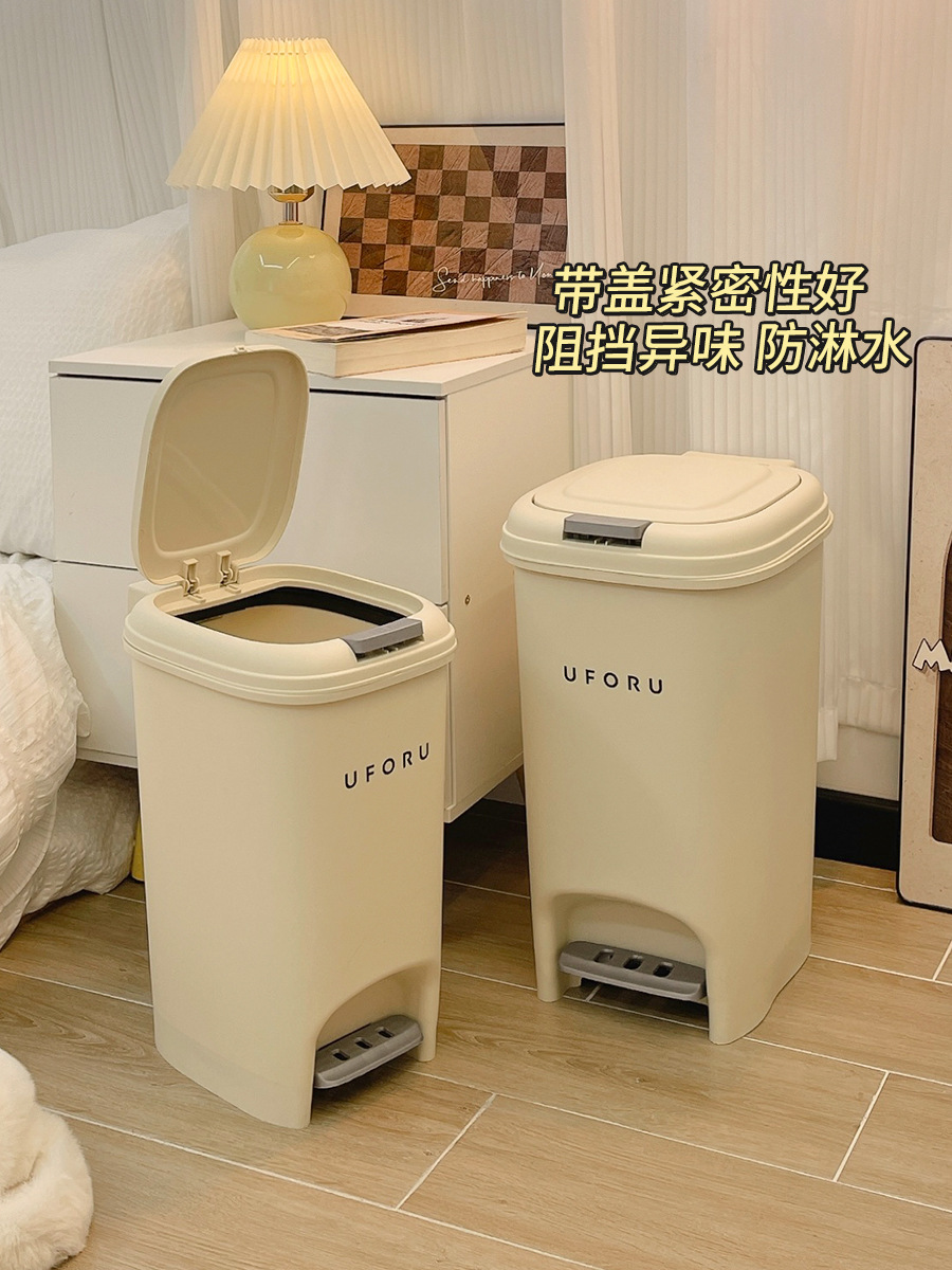 Large Capacity Baby Diaper Garbage Can Deodorizer Foot Pedal Lid Seal Diaper Disposal Bin Diaper Pads Diapers
