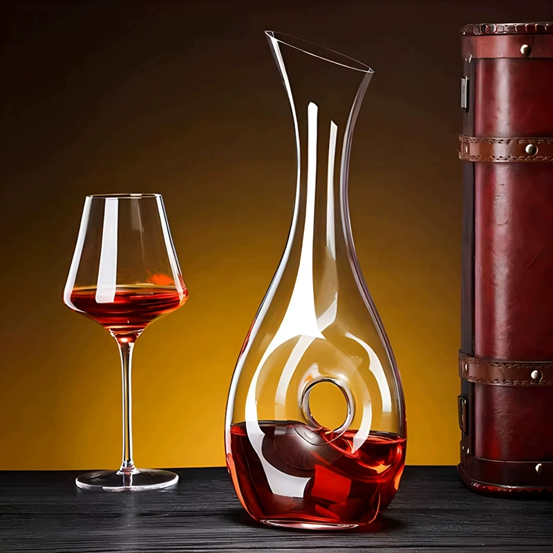 Crystal lead-free wine decanter, wine dispenser, pocket flask, set, wholesale