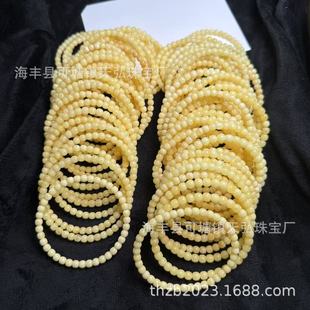 Source factory raw ore beeswax old bead small string studio DIY5mm high pile precision pier bracelet