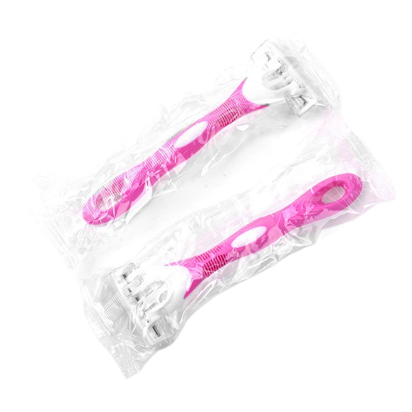 В наличии женский нож для эпиляции трехслойный ручной бритвенный нож для салона красоты в наличии приватный бритвенный нож