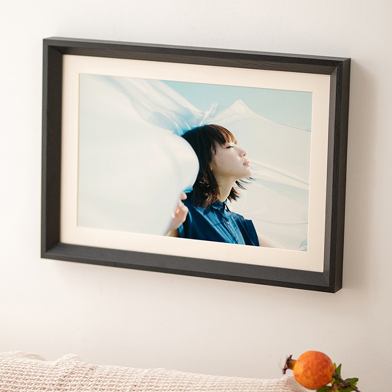 無垢材フォトフレーム 32inch 36inch フレーム任意のサイズ 60*80 壁掛け A4K8a3 写真スタジオ額縁|undefined