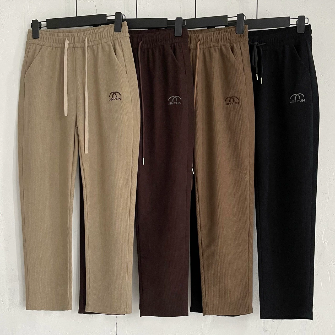 Осенние новые брюки для женщин среднего и пожилого возраста, свободные брюки больших размеров с высокой талией для похудения, универсальные повседневные Прямые брюки с маленькими штанинами для женщин