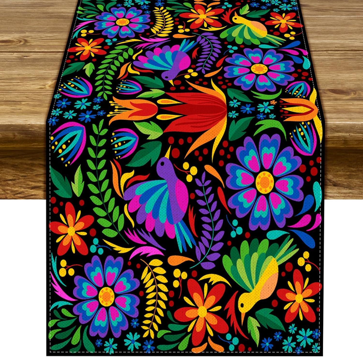 Transfronterizo 2024 Amazon nuevo tema de carnaval fiesta decoración de mesa de lino tabla de bandera mesa de comedor restaurante
