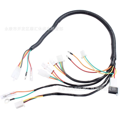Applicable to Yamaha PW50 PW 50 Peewee 50 1983-2006 whole vehicle wiring harness line bus (Motorcycle General Parts)