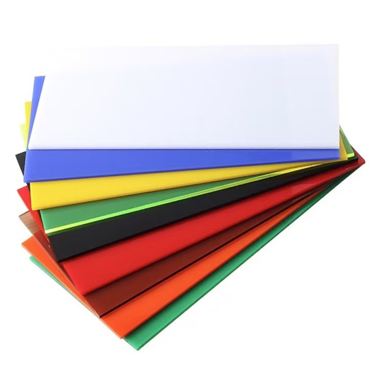 彩色亚克力板 雕刻热弯亚克力板加工UV印刷半透明有机玻璃板