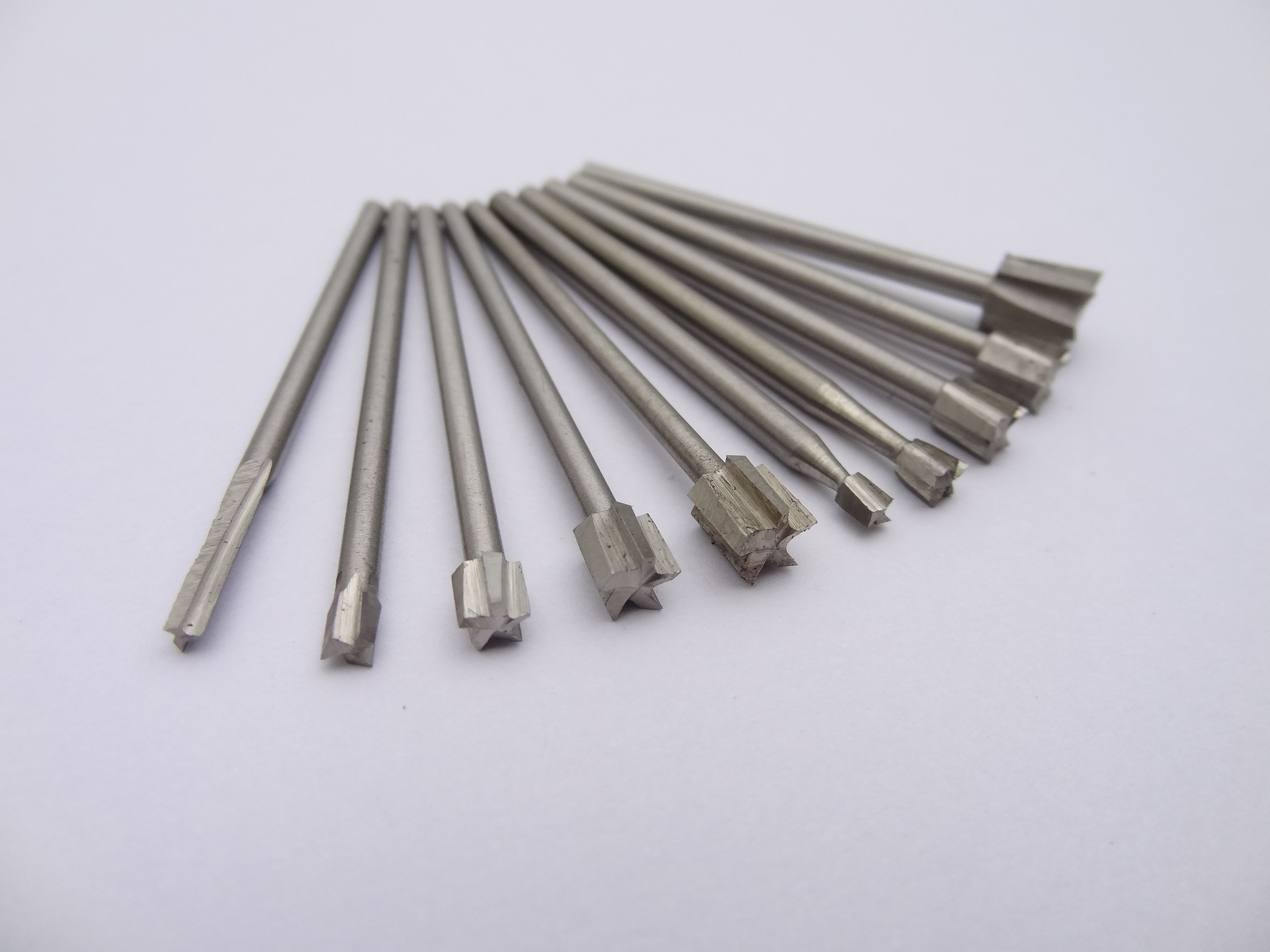 2.35-3mm杆清底刀白钢刀核雕锣机吊磨木雕打胚刀清长清短清直清斜