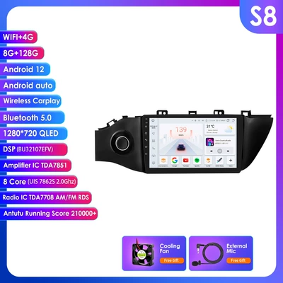 Cross-Border Product 9inch Is: DVD Navigation - 7862-wifi4g-lte-version-carplay-eight-core-8128g-9inch-suitable-for-17-19-kia-k2