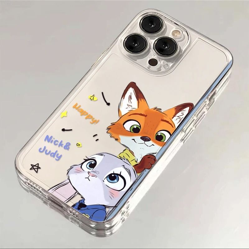 Judy Nick on the Wall Is Suitable for Apple 17Promax Mobile Phone Case Iphone16 Stylish 15 Trendy 13 Soft Case