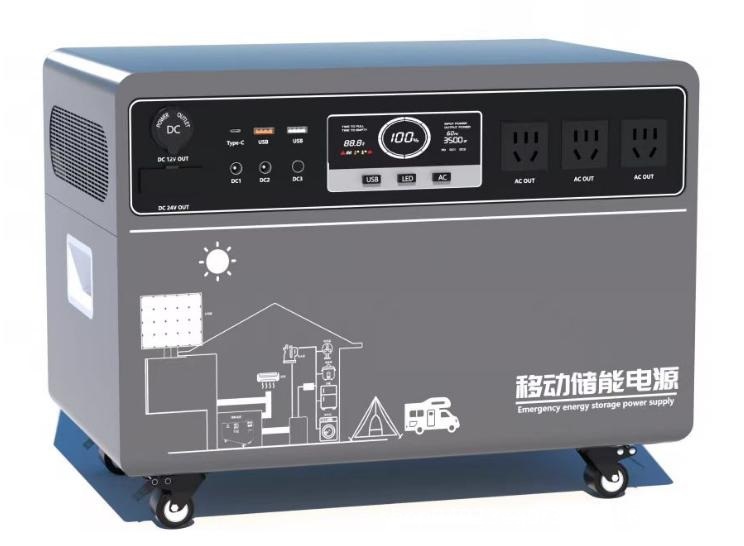 Fuente de alimentación exterior de 500W, almacenamiento de energía solar portátil, estación de energía portátil con inversor de 220V