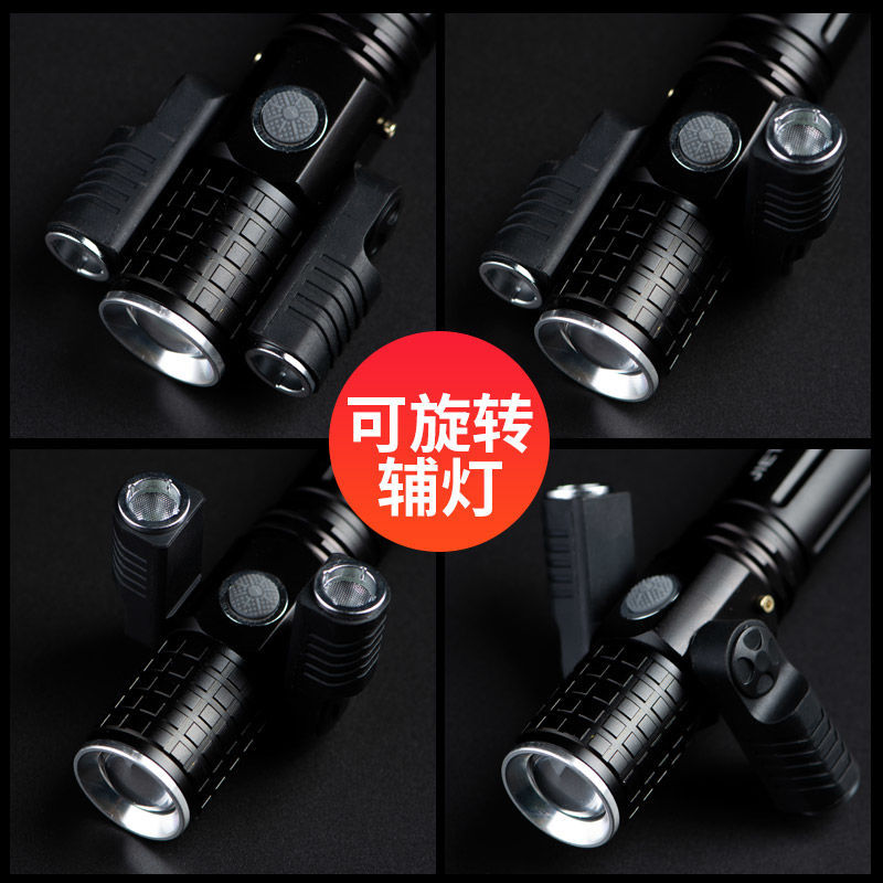 Lámpara de bicicleta nocturna de viaje nocturno luz brillante recargable accesorios de bicicleta eléctrica de bicicleta de montaña fábrica de faro comercio al por mayor