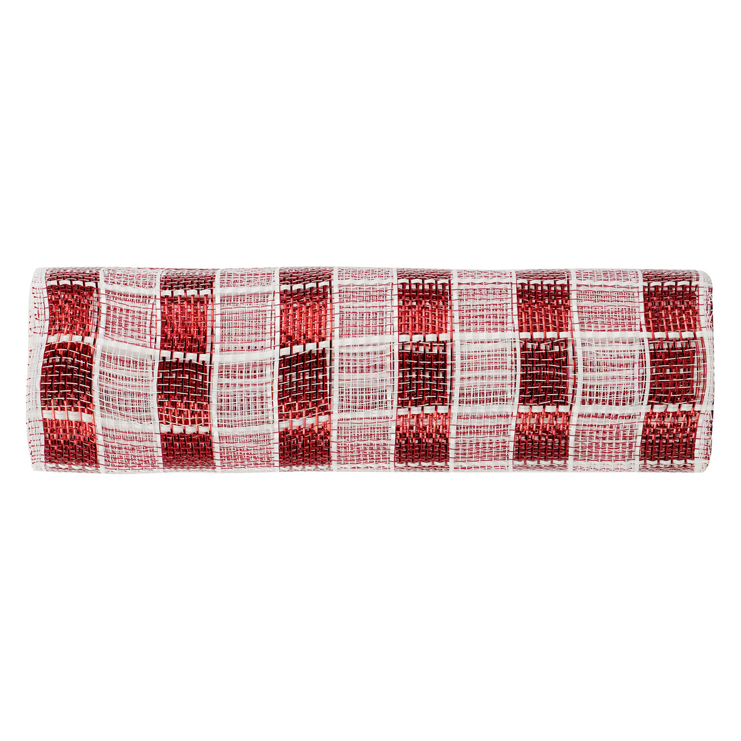 Fábrica en stock al por mayor haciendo Garland material decorativo malla a la parrilla borde cinta PP malla guirnalda de Navidad