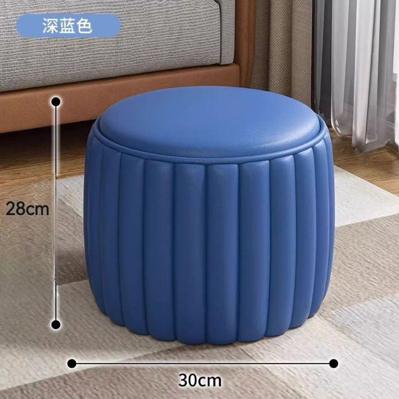 インターネット有名人のカボチャの小さなスツール、家庭用の小さなスツール、低いスツール、リビングルームのソファ、コーヒーテーブルのスツール、丸いスツール、シンプルな靴交換用スツール|undefined