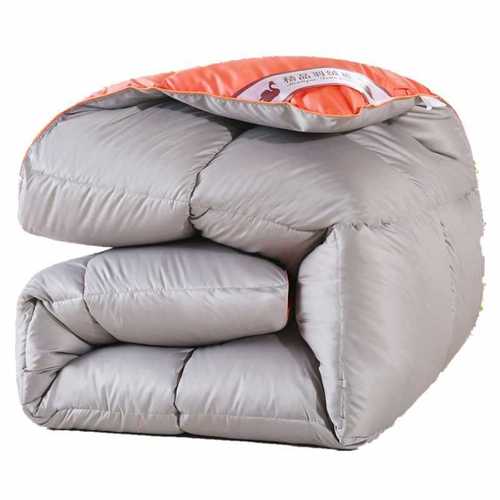 Wholesale white duck down quilt duvet thickened warm winter quilt core warm student dormitory single and double spring and autumn quilt