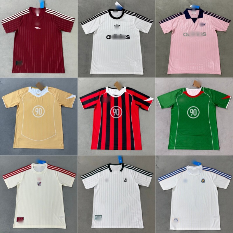T90 Casual Football Uniform Sports T-Shirt Baseball Uniform Men's and Women's Trendy Short-Sleeved Fan Version Jersey with Logo and Label