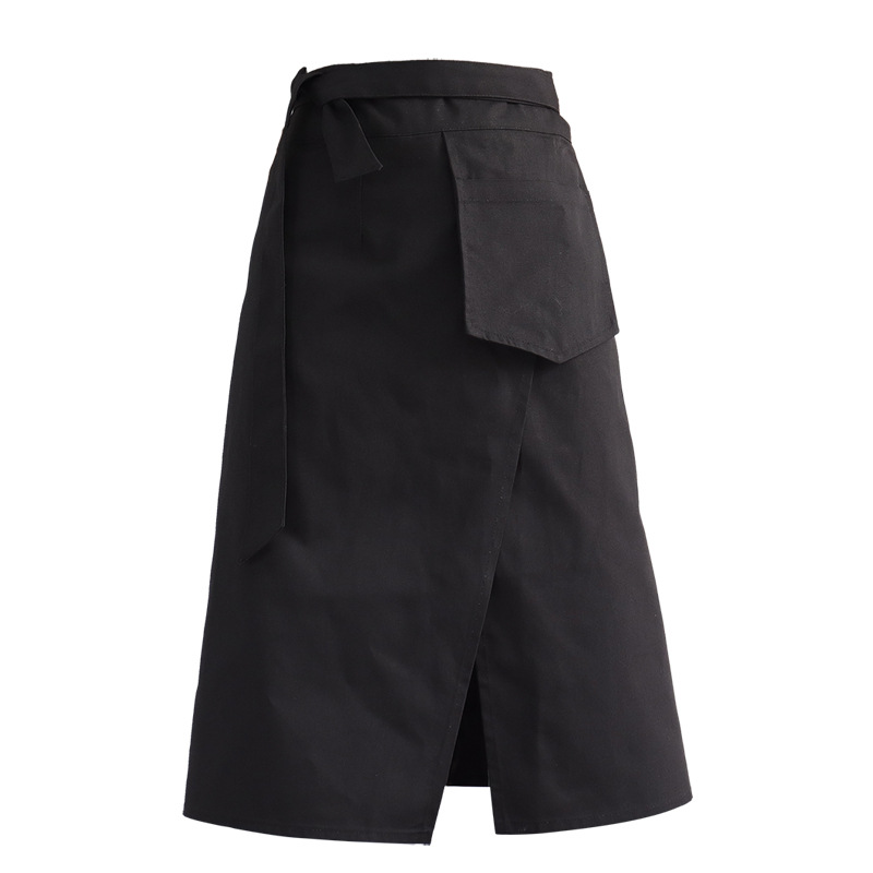 Transfronterizo Amazon poliéster algodón delantal logotipo personalizado panadero chef restaurante camarero ropa de trabajo delantal