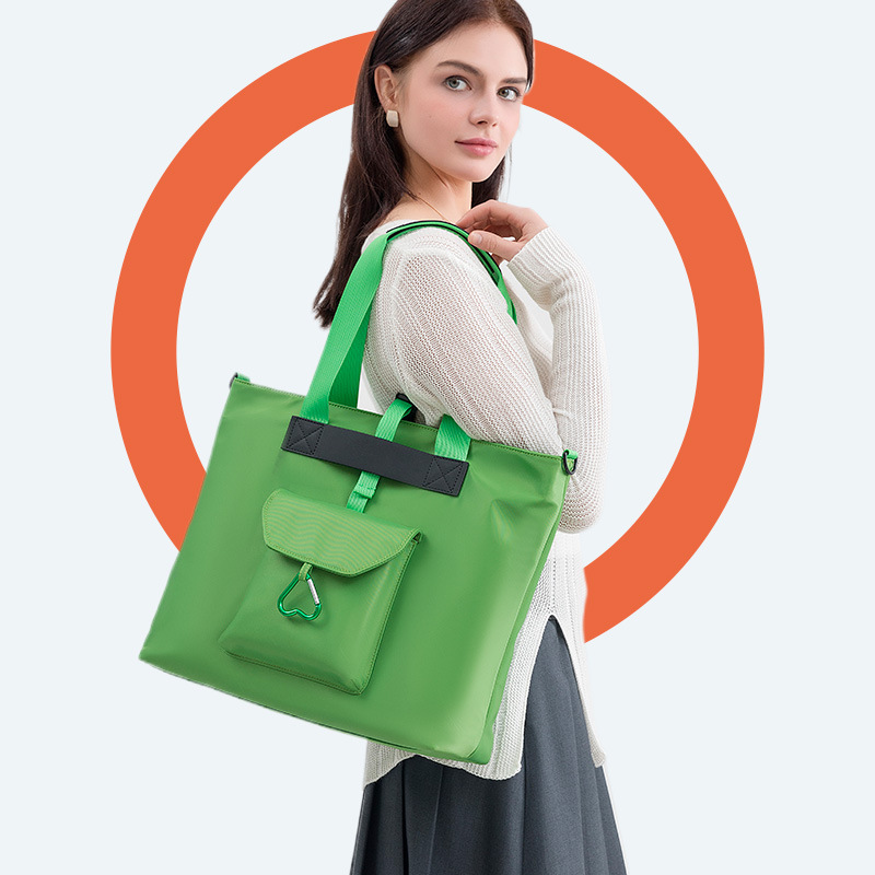 New trendy casual design, versatile texture tote bag, simple solid color crossbody bag_voghion.com