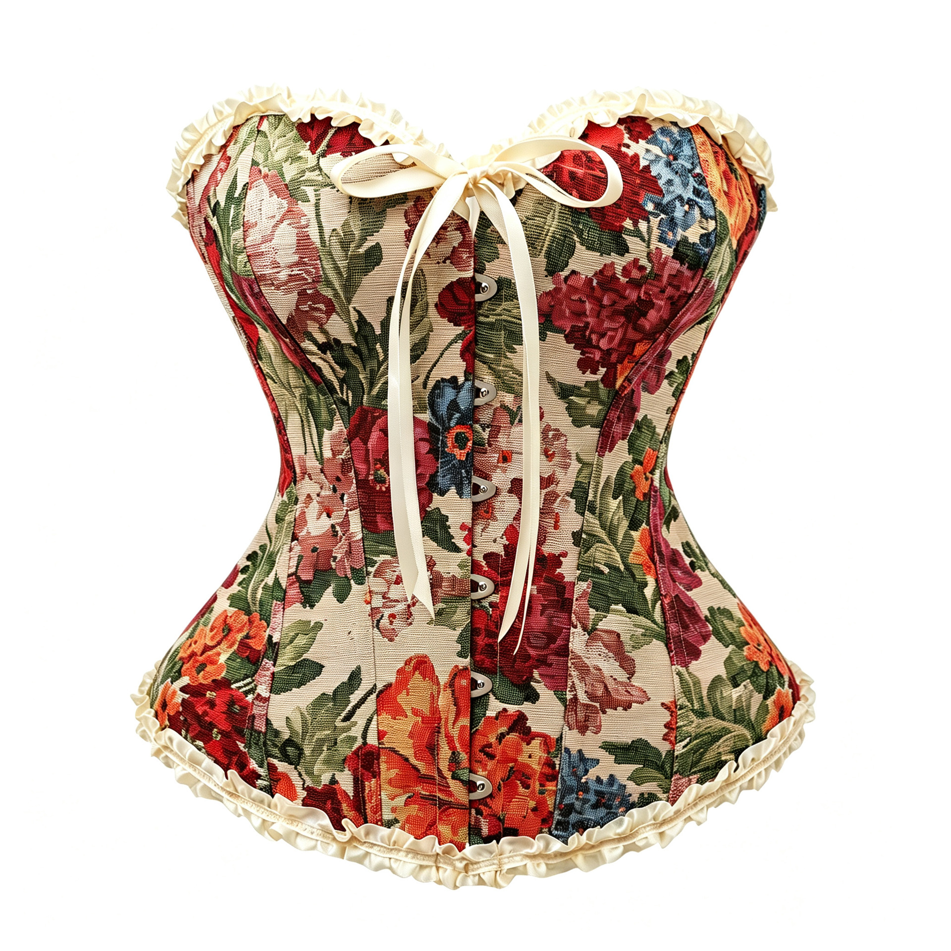 Nuevos flores de albaricoque con encaje, cintura de cintura, bra, corte, ropa de cuerpo, Aliexpress, suministro transfronterizo