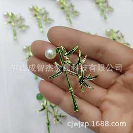 国风竹报平安节节高竹子胸针扣针 种上一片竹许一世安静淡然