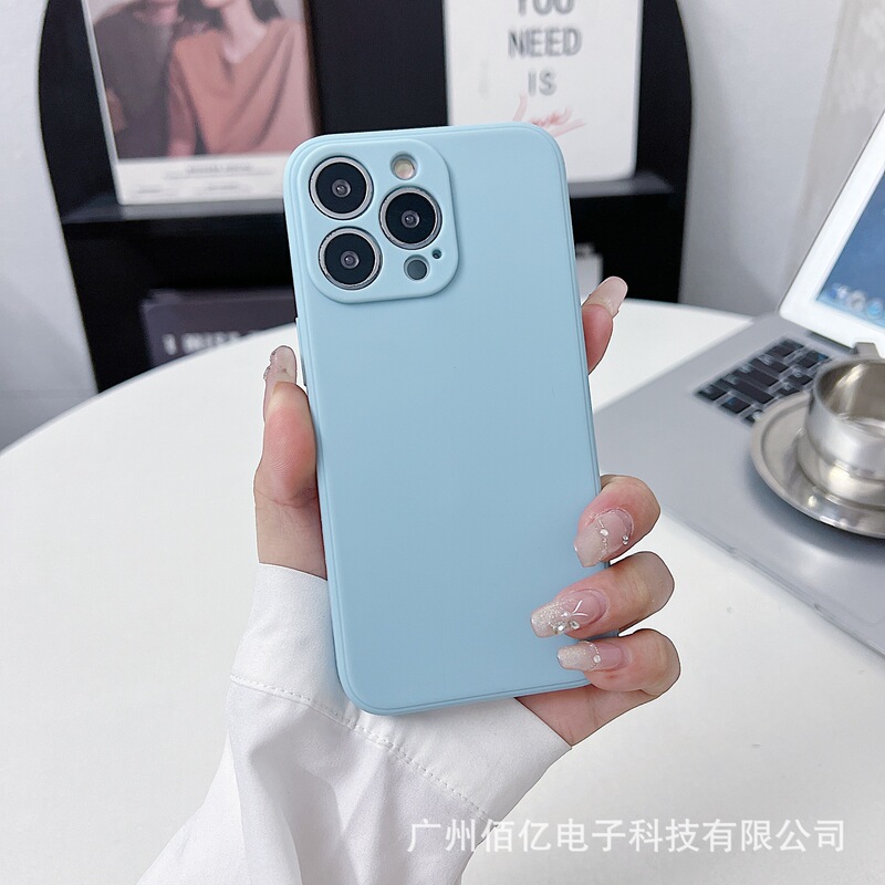 アップル16proストレートルービックキューブ精孔携帯ケースネット赤ins風TPU転倒防止純色15保護カバー|undefined