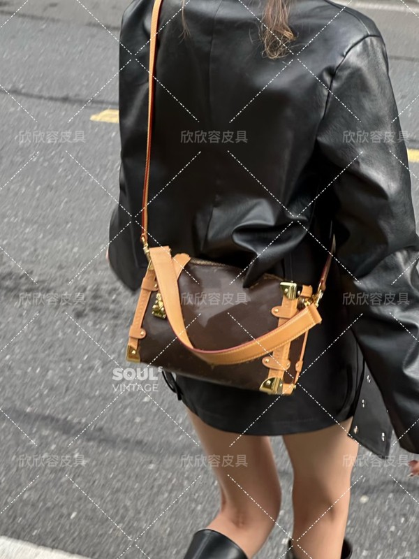 L家の高バージョンの谷愛凌と同じソフトケースの手提げ女カバンside trunk斜めショルダーバッグのトランペット|undefined