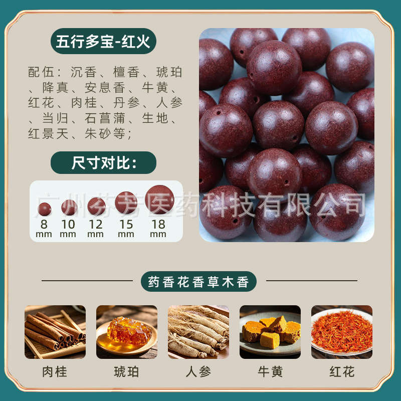 오행과 두오보 - 홍화