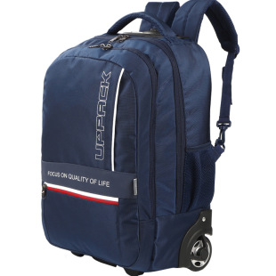 Korean Style Trolley School Bag Wholesale for Male and Female Students, Simple Waterproof Casual Business Travel Bag, Lightweight and Waterproof