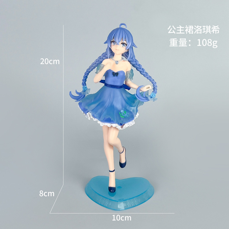 初音未来手办动漫水冰月美少女蕾姆花嫁穹妹二次元公仔模型摆件批|undefined