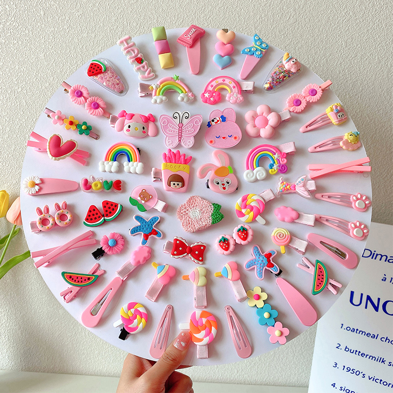 Clips de cabello para niñas, tocado para niñas, clips de cabello para niñas lindos y bonitos, clips para niñas, bebés super-menos, Wang Zhi