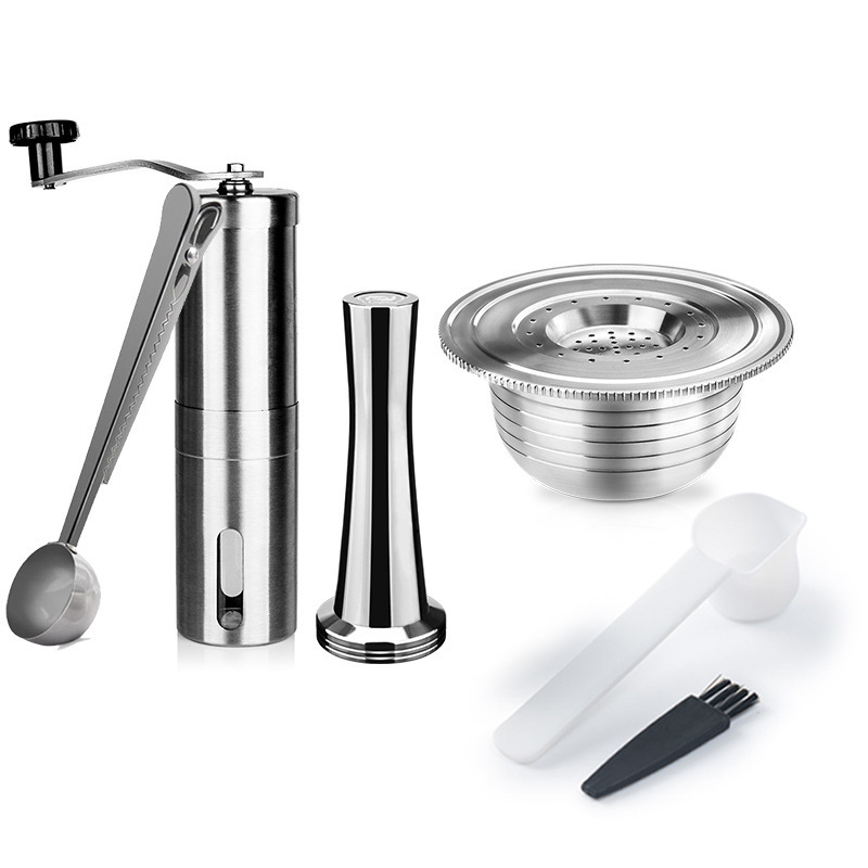 A generation of compatible coffee machine Biletti coffee cup stainless steel coffee capsule grease rich capsule filter shell