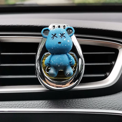 Car Perfume Aromatherapy | Ornaments Lasting Light Fragrance and - lemon-flavor-blue-violent-bear