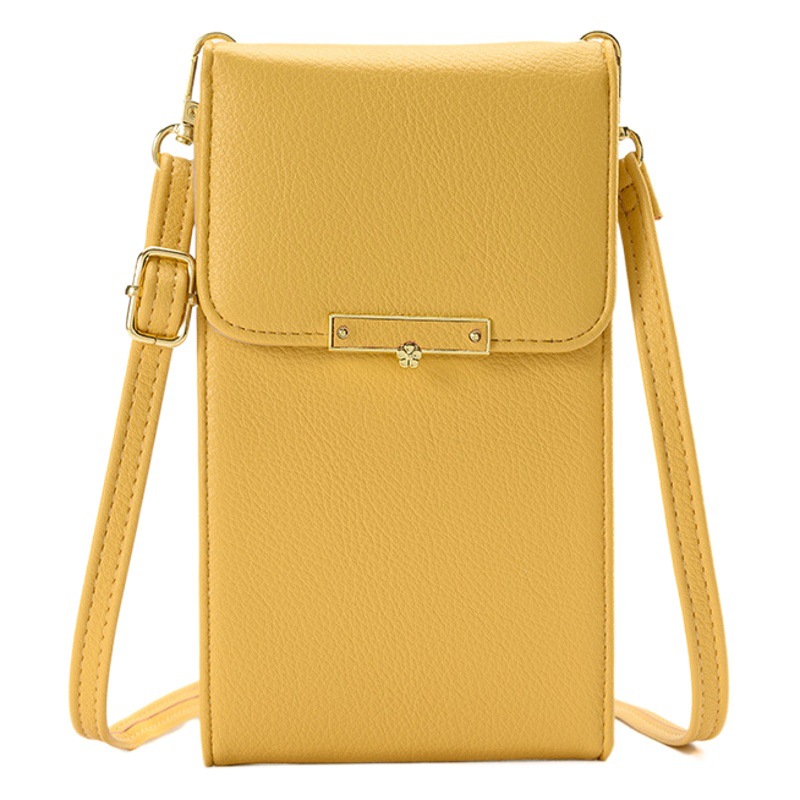 2024 nuevo japonés y coreano crossbody bolsa de teléfono de moda bolsa de hardware multi-funcional ajustable bolsa de hombro clip de la cartera de las mujeres