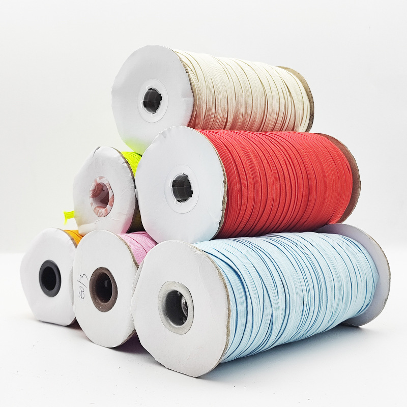 En stock al por mayor cinturón para caminar a caballo 3mm-12mm de alto elástico para caminar a caballo banda elástica cinturón para correr a caballo ropa opresleeve accesorios para el cabello roble plano