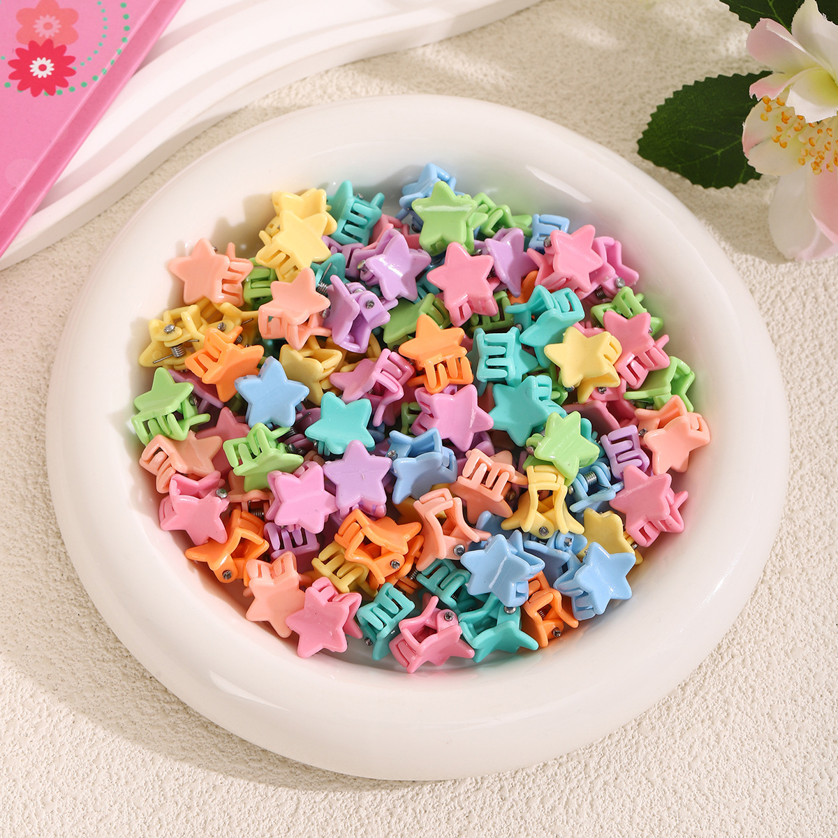 Niños pequeños clip de agarre de color niñas bebé lindas tarjetas de cabello princesa tocado pequeño clip mini clip