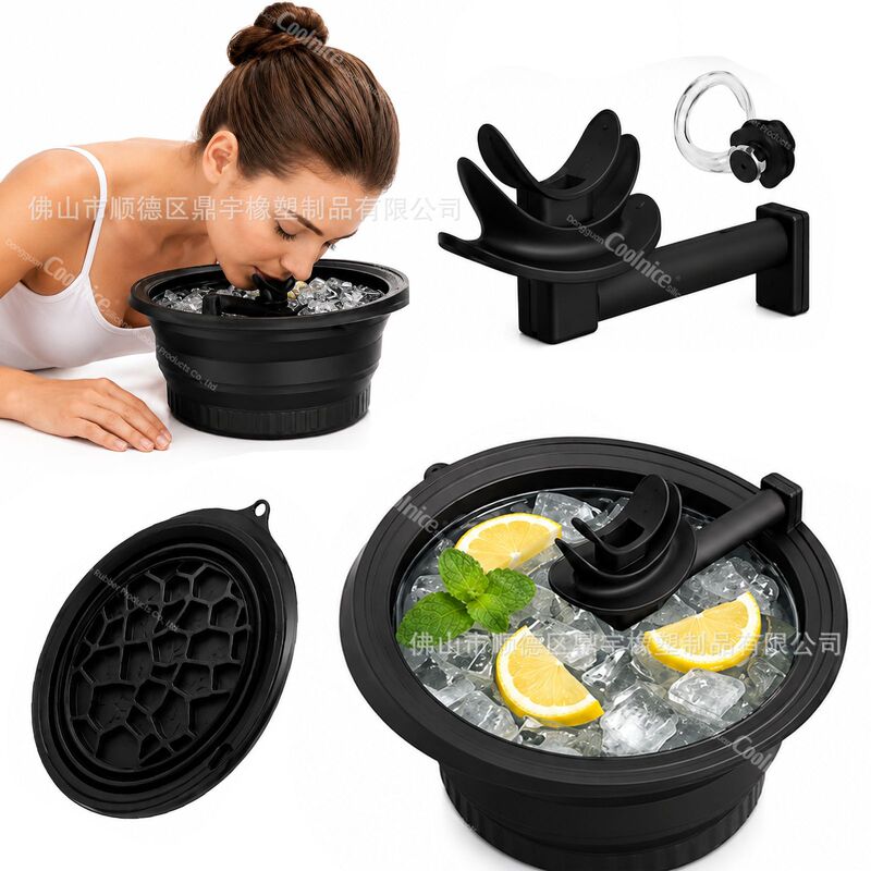 Amazon New Folding Washbasin Face Ice Care Washbasin Home Furnishing Portable Folding Washbasin