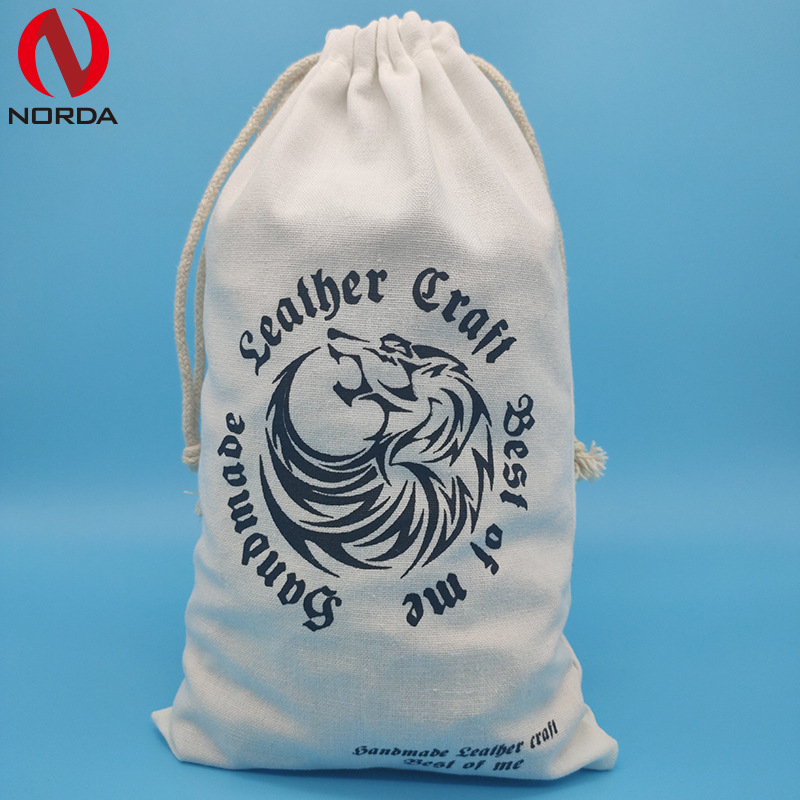 新款 环保棉布袋印花帆布袋定制logo抽绳束口麻布收纳包装袋定制