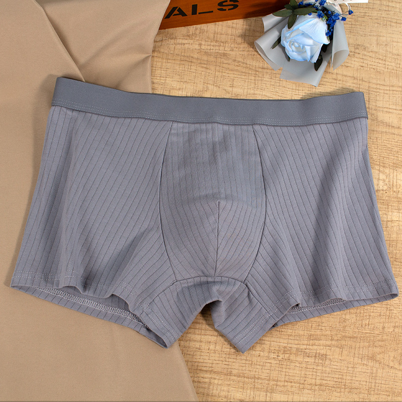 Ropa interior de los hombres puro algodón antibacteriano Boxer shorts hombres deportes transpirable suelta vitalidad Boxer shorts cabeza de los hombres