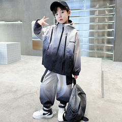兒童裝男童春裝套裝2024新款春秋款大童運動男孩春季衣服帥氣酷潮