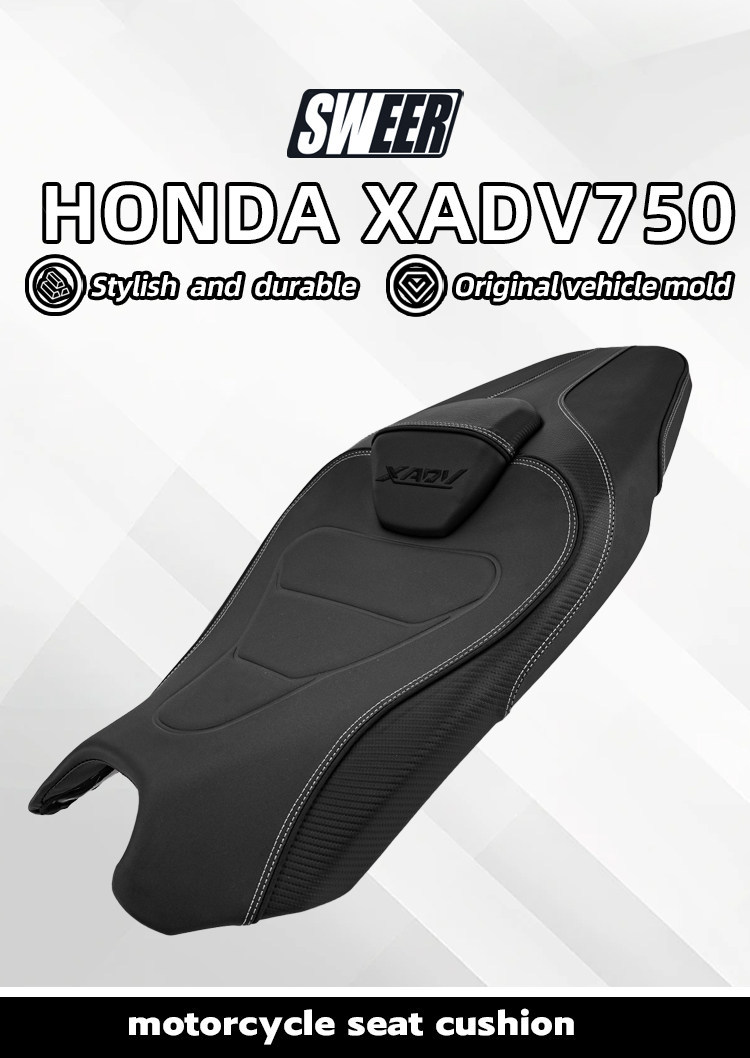 Suitable for the new 25-26 Honda XADV750 upgraded seat assembly, modified with comfortable soft leather backrest and seat cushion