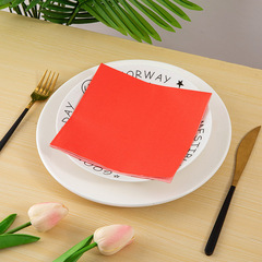 Party Supplies Colorful Paper Tablecloth for Home Daily Use Plain Color 25x25 Wholesale