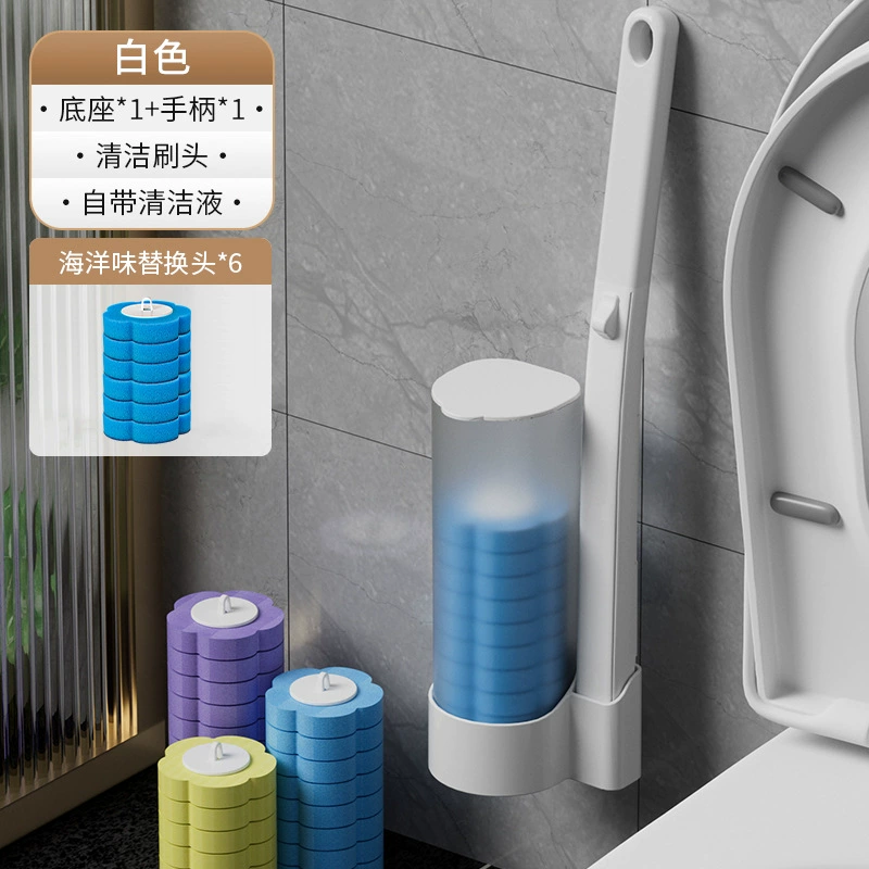 Disposable sponge changeable toilet, home brush