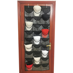 24-grid baseball cap storage hanging bag door back storage hanging bag