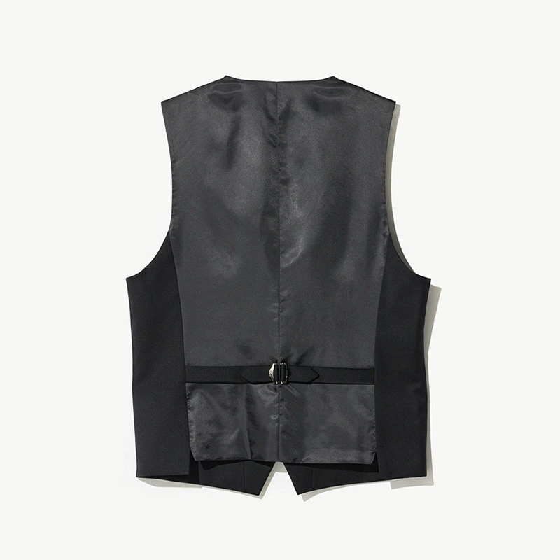 Ретро осенний жилет английский стиль, классический костюм-пиджак, slim fit, плюс размер, корейский стиль