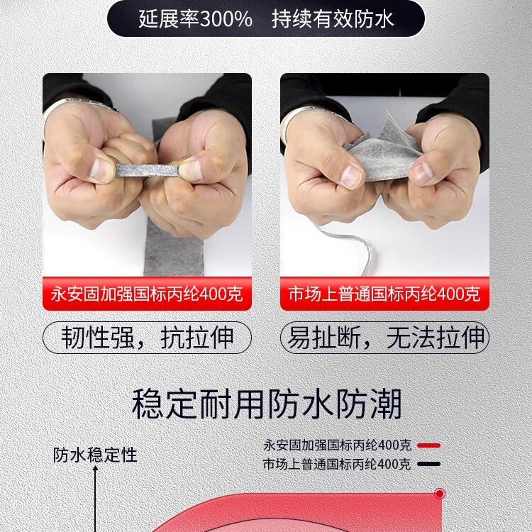 丙纶布防水卷材聚乙烯高分子卫生间楼顶地面地下室防潮材料防水布|undefined